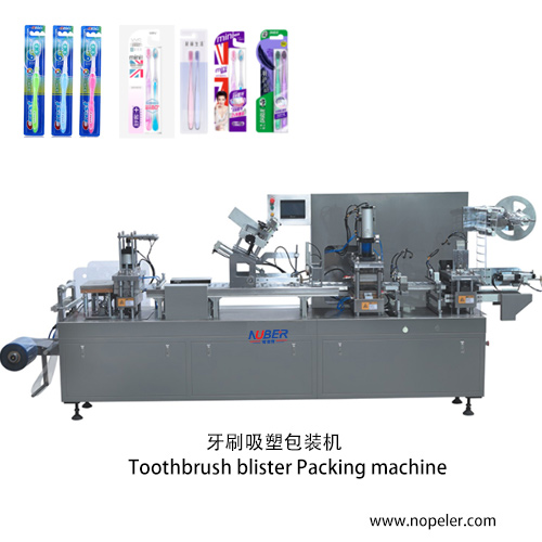 Toothbrush blister packing machine